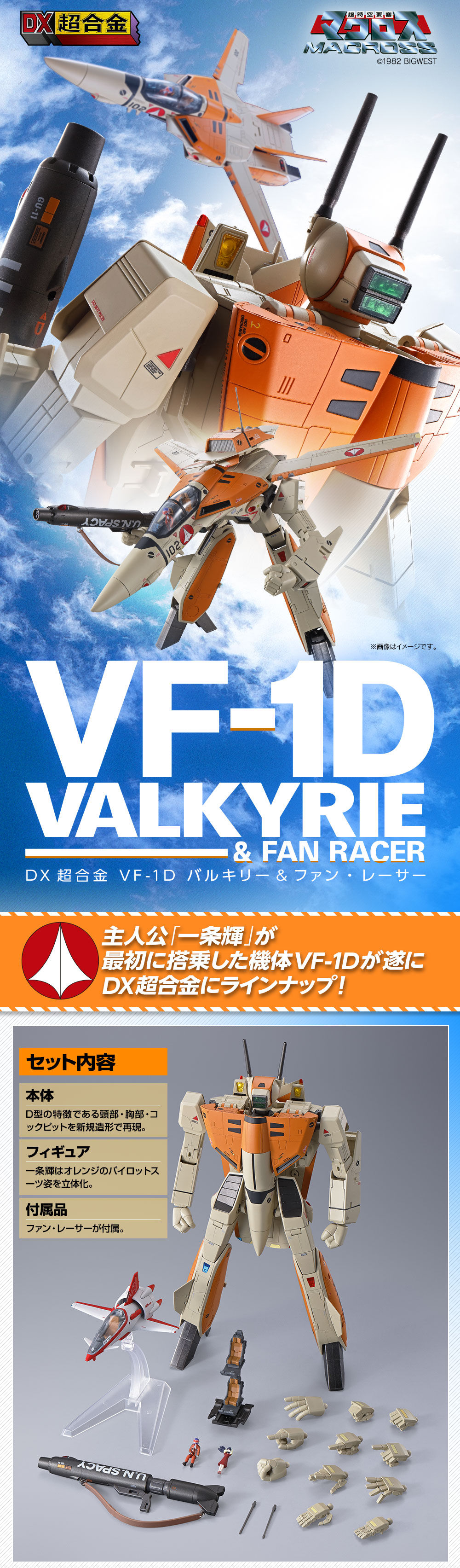 DX超合金 VF-1D バルキリー＆ファン・レーサー| プレミアムバンダイ