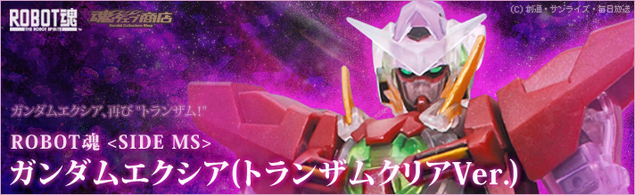 Robot Spirits(Side MS) R-SP GN-001 Gundam Exia(Trans-AM Clear)