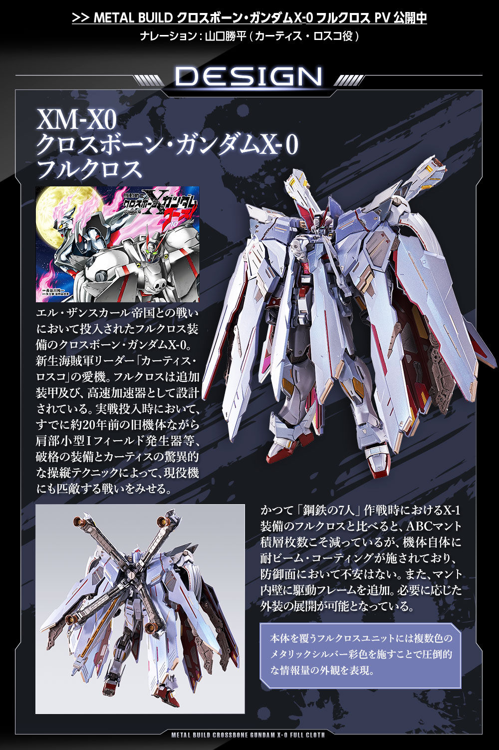 METAL BUILD クロスボーン・ガンダムX-0 フルクロス【2次:2022年7月