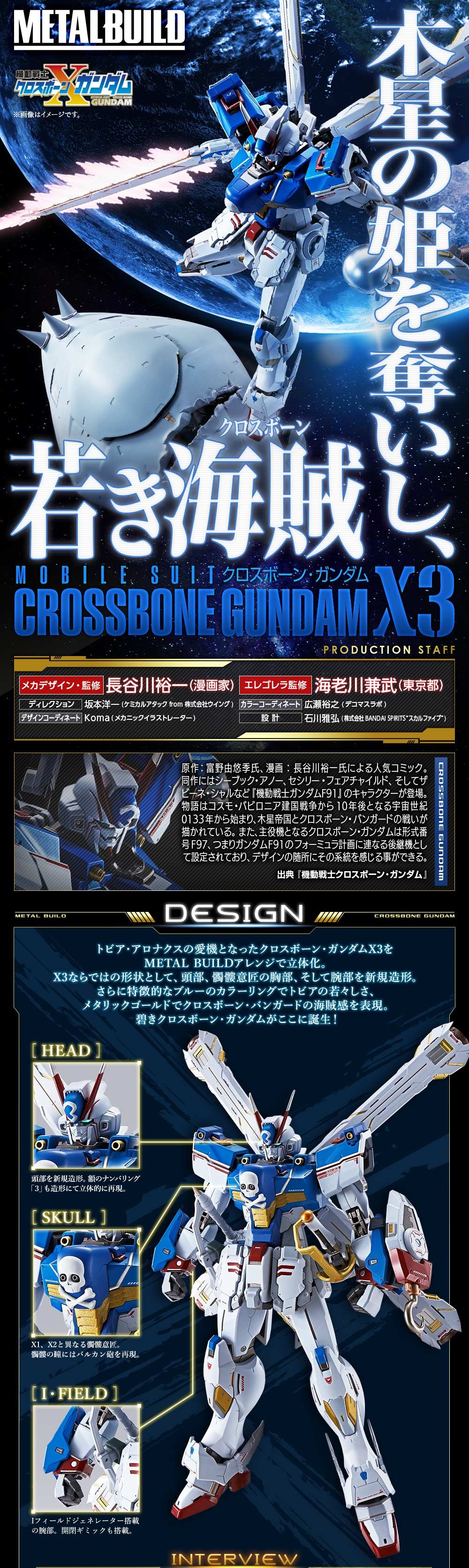 8月 魂限「METAL BUILD」CROSSBONE GUNDAM X3 - 第3頁 - 日系英雄 