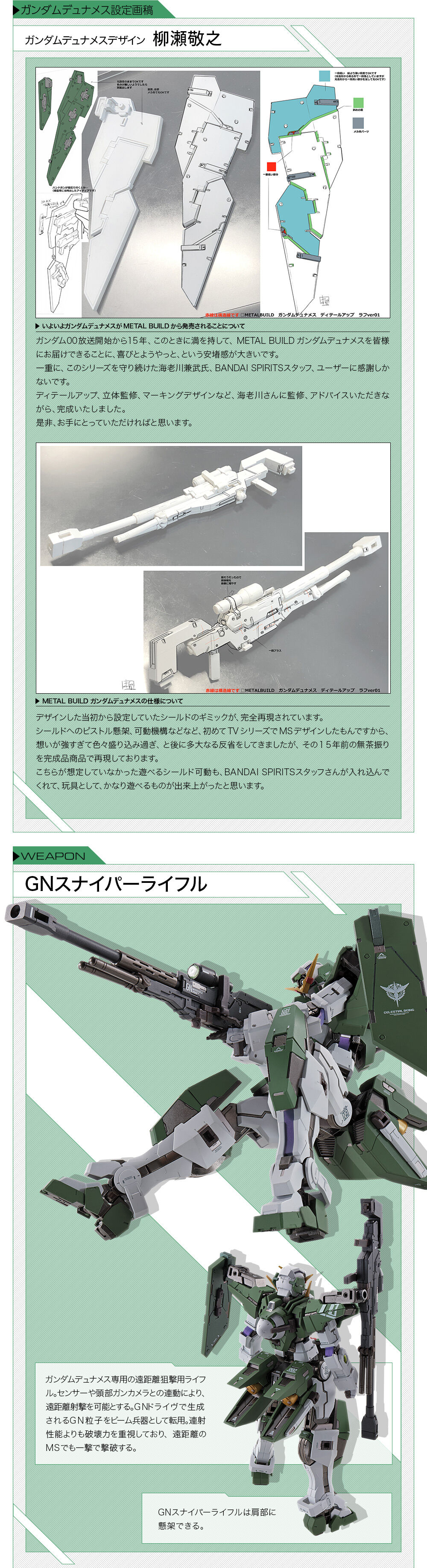 METAL BUILD ガンダムデュナメス&デヴァイズデュナメス | 機動戦士