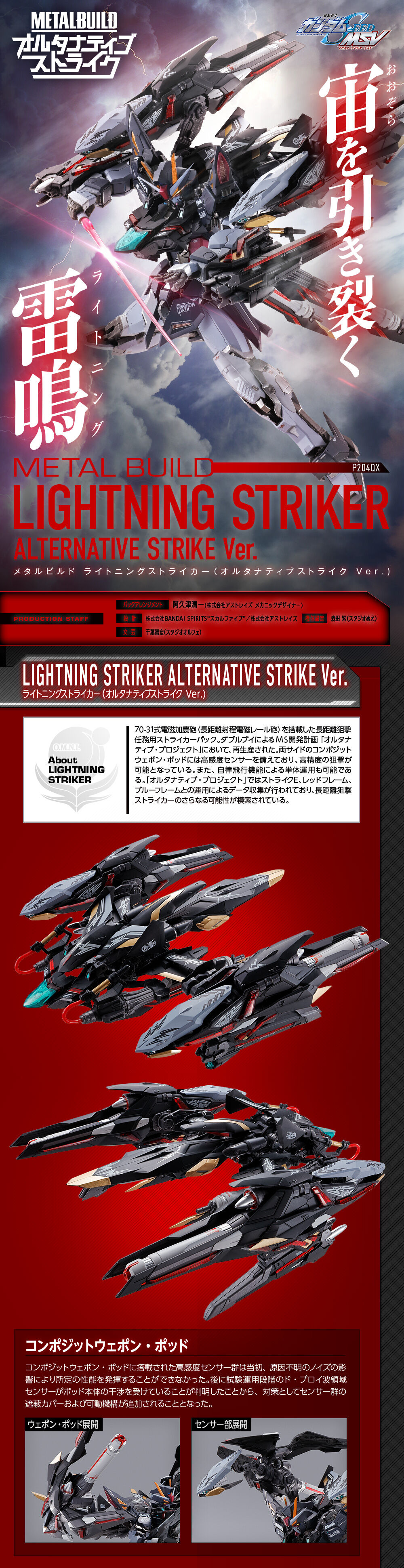 METAL BUILD ライトニングストライカー(オルタナティブストライク Ver