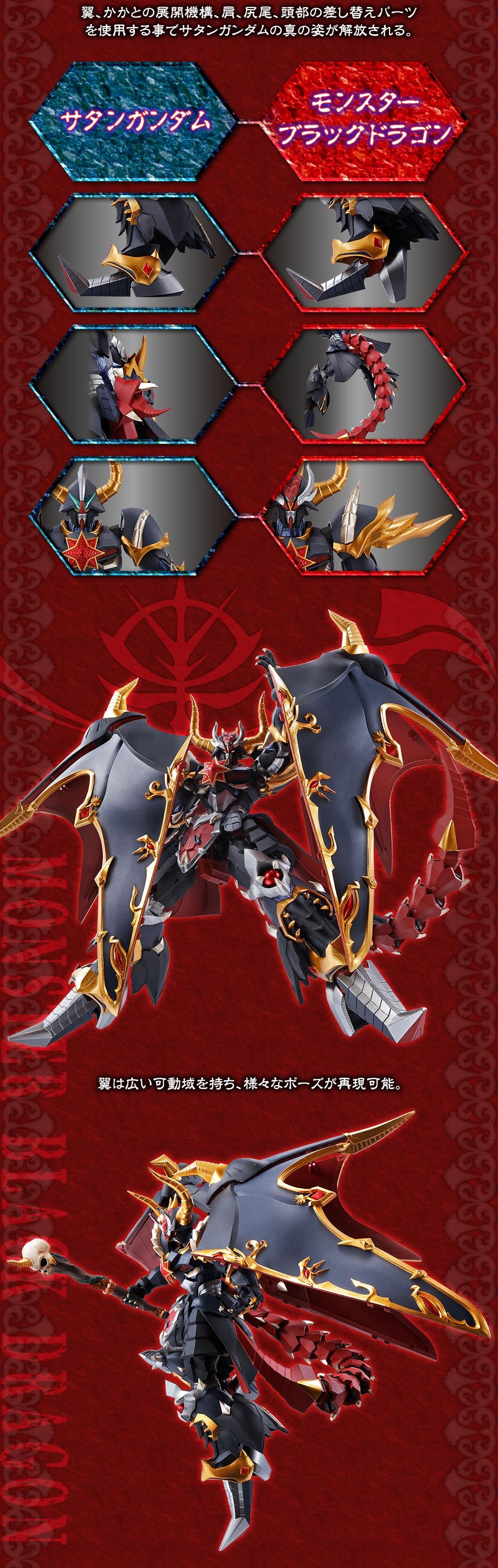 Metal Robot Spirits(Side MS) R-SP Satan Gundam/Monster Black Dragon(Real Type)