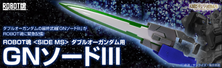 Robot Spirits(Side MS) R-SP GN Sword Ⅲ for GN-0000 00 Gundam