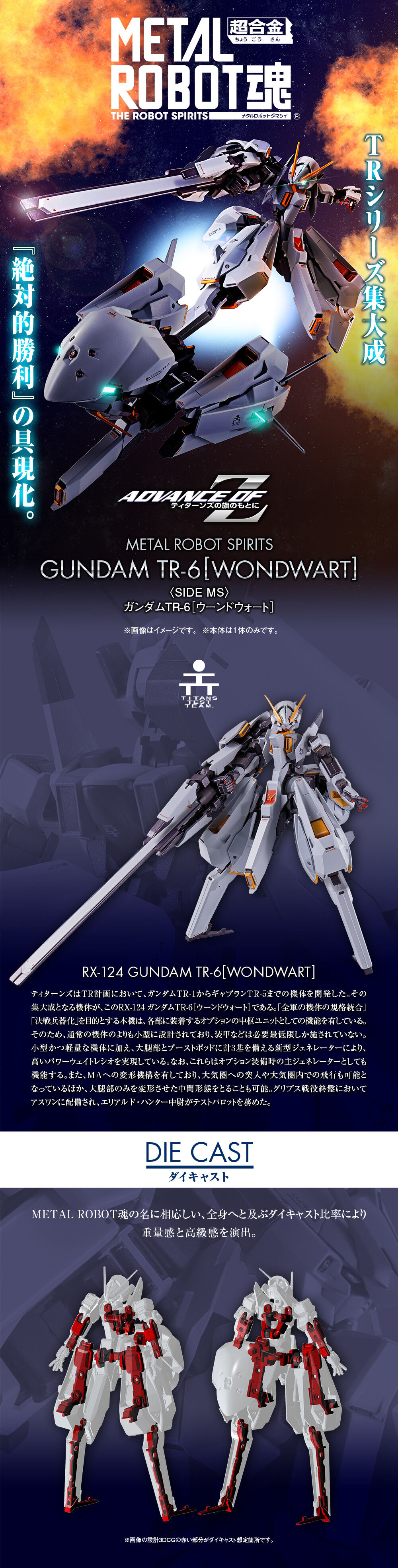 公式通販】ストア 【新品未開封】METAL ROBOT魂 ガンダムTR-6