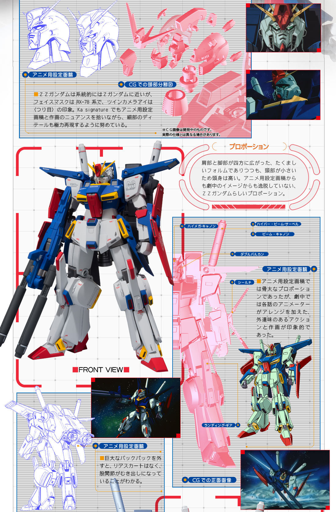 Robot魂 Ka Signature Side Ms Zzガンダム 機動戦士ガンダムｚｚ 趣味 コレクション バンダイナムコグループ公式通販サイト