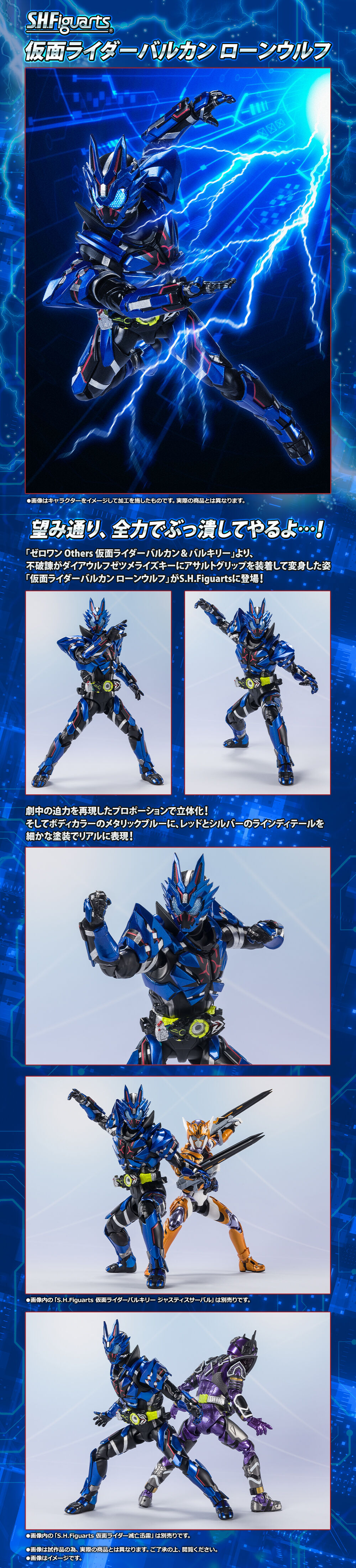 S.H.Figuarts 仮面ライダーバルカン ローンウルフ、魂ウェブ商店で