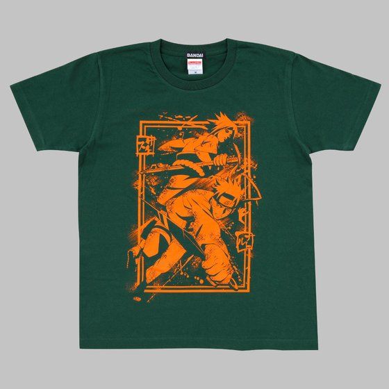 NARUTO-ナルト-疾風伝 Tシャツ ナルト＆サスケ和風柄 | NARUTO