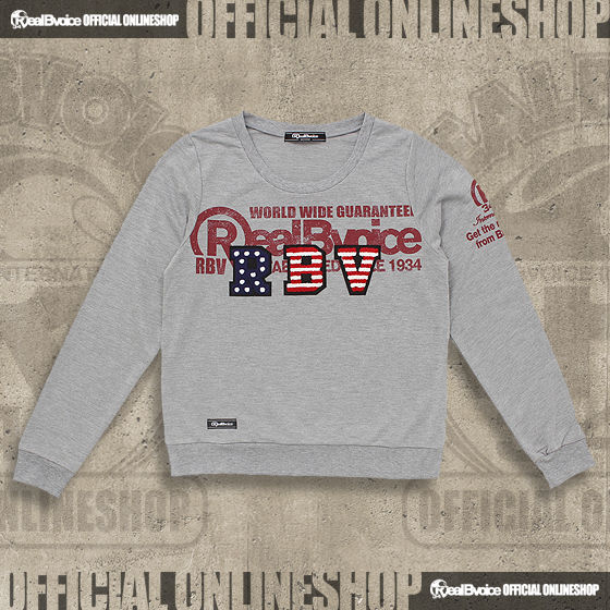 14AW LADYS AC CREW SWEAT SAGARA WAPPEN