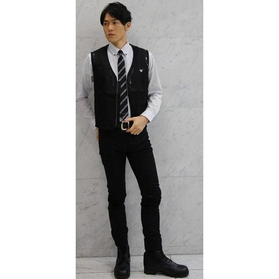 さわ/仮面ライダーダブル/左翔太郎/ベスト/ネクタイ 受注開始】『仮面ライダーW』最終回で翔太郎着用の青ネクタイ