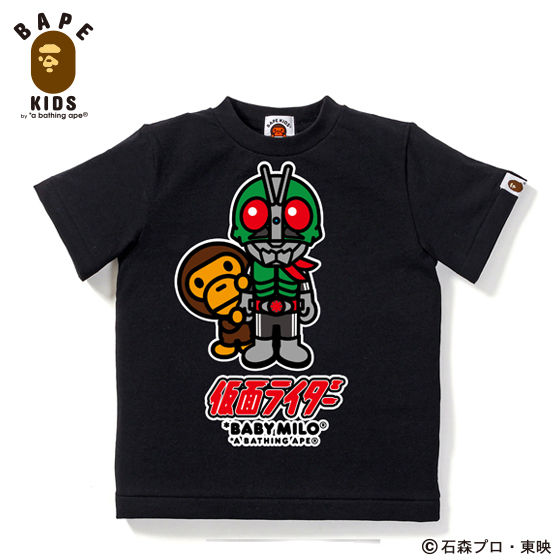 A BATHING APEコラボ 仮面ライダー Tシャツ#2 KIDS | 仮面ライダー