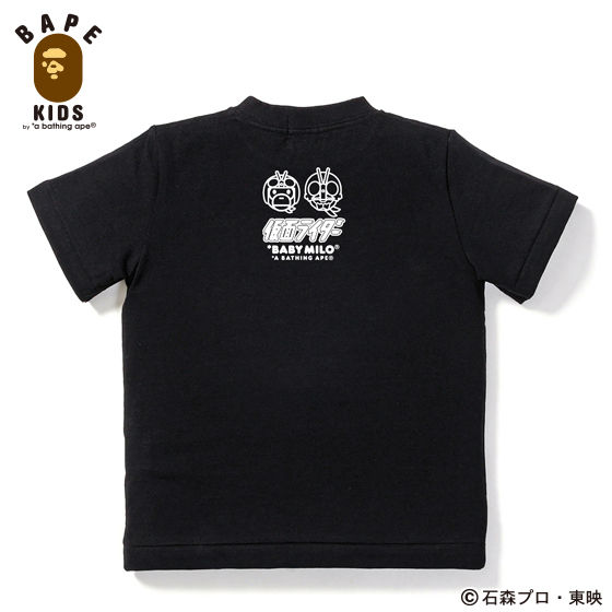 A BATHING APEコラボ 仮面ライダー Tシャツ#4 KIDS | 仮面ライダー