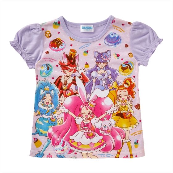 キラキラ☆プリキュアアラモード キリンミルクレープ付Tシャツ | ファッション・アクセサリー | アニメグッズ  ・おもちゃならプレミアムバンダイ｜バンダイナムコグループの公式通販サイト