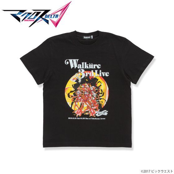マクロスΔ WALKURE 3rd LIVE Tシャツ│バンコレ！