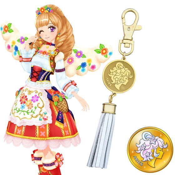 AIKATSU!STYLE for Lady Aikatsu!牛革タッセル付き星座チャーム 