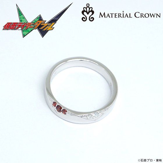 仮面ライダーw Material Crown マテリアルクラウン リング 仮面ライダーw ダブル 趣味 コレクション バンダイナムコグループ公式通販サイト