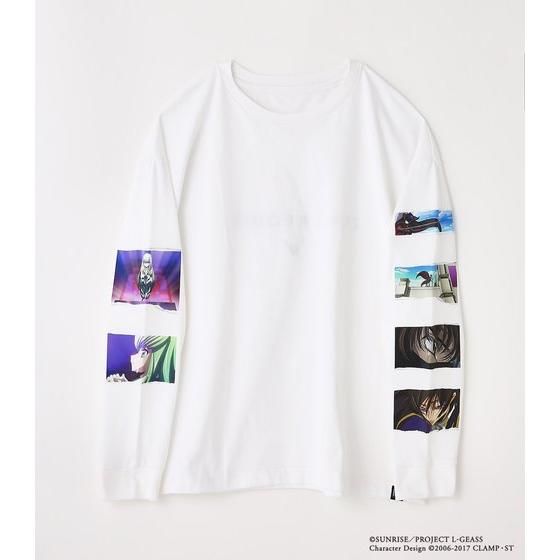 R4G コードギアス ロンt カットソー ルルーシュ ゼロレクイエム アニメt コードギアス R4G 長袖Tシャツ ルルーシュ柄 | コードギアス