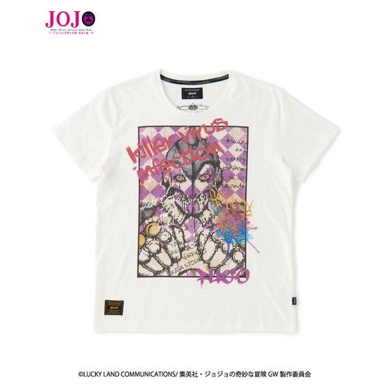 ジョジョの奇妙な冒険 黄金の風』×『glamb』コラボレーションTシャツ ...