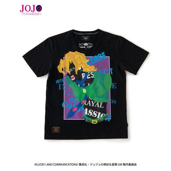『ジョジョの奇妙な冒険 黄金の風』×『glamb』コラボレーションTシャツ２【2024年3月発送】