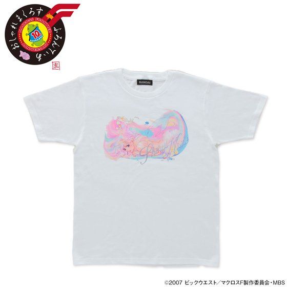 オシャレマクロス革命 マクロスF フルカラーTシャツ Lサイズ シャープ公式通販】 マクロスF 星間飛行 フルカラーTシャツ