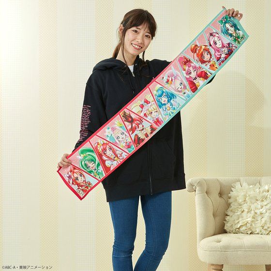 プリキュア オールスターズ　マフラータオル プリキュアオールスターズ マフラータオル【2020年3月お届け