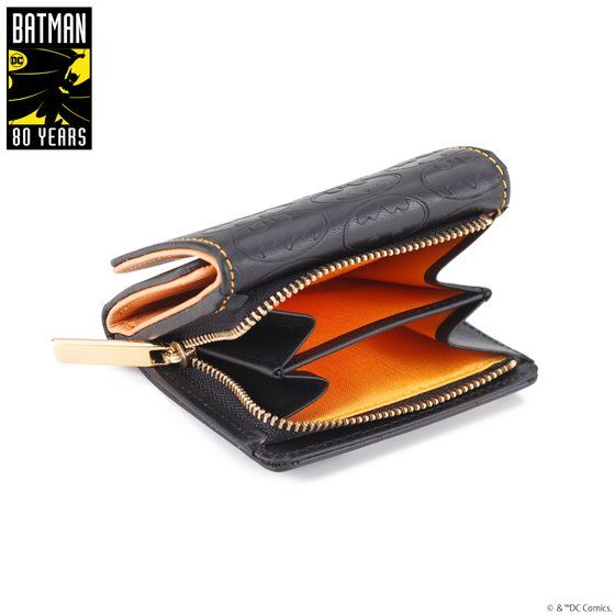 BATMAN 80th バットマン 本革 三つ折り財布 | アニメグッズ