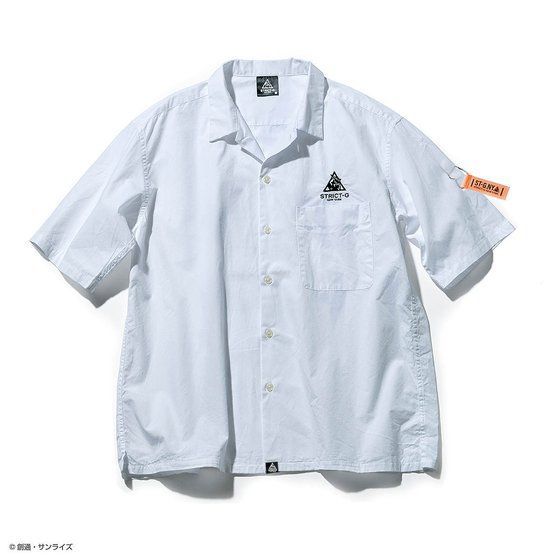 STRICT-G NEW YARK 半袖オープンカラーシャツ ガンダムフェイス柄