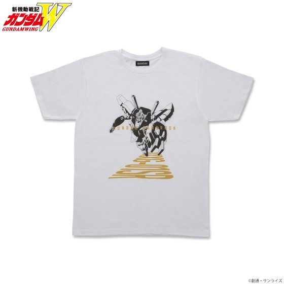 新機動戦記ガンダムwモノクロームイラストms柄tシャツ バンコレ