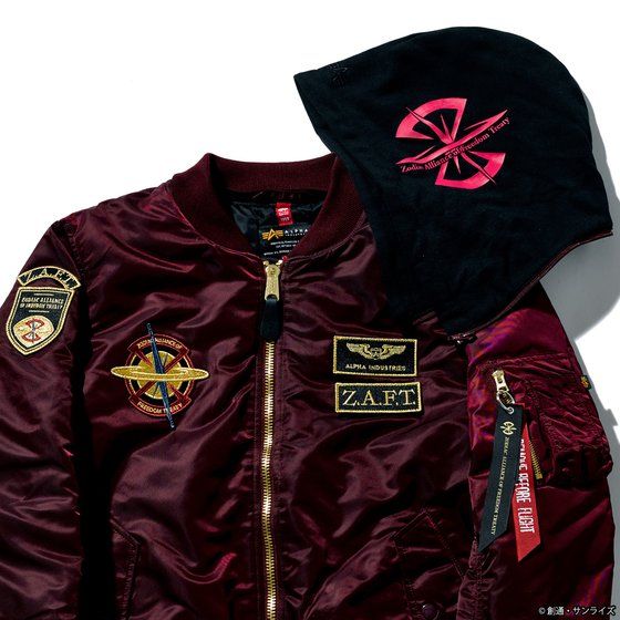 STRICT-G ALPHA INDUSTRIES MA-1 NATUS『機動戦士ガンダムSEED