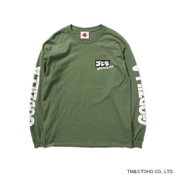 PUNK DRUNKERS xGODZILLA ゴジラからあいつロンTEE | ゴジラ