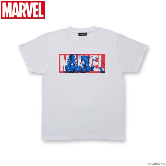 Marvel BOX logo Tシャツブラックパンサー/Black Panther