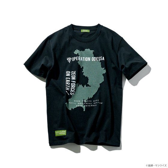 STRICT-G.ARMS『機動戦士ガンダム』Tシャツ ODESSA