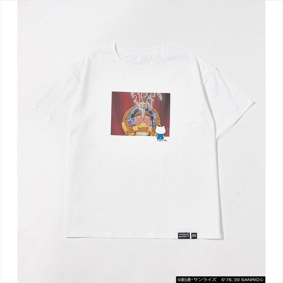 【激レア】ガンダム×ハローキティ　コラボ　Tシャツ　サイズL ブラック ガンダム×ハローキティ」と「R4G」がコラボ！Tシャツや
