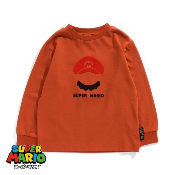 スーパーマリオ 長袖TシャツB | スーパーマリオブラザーズ