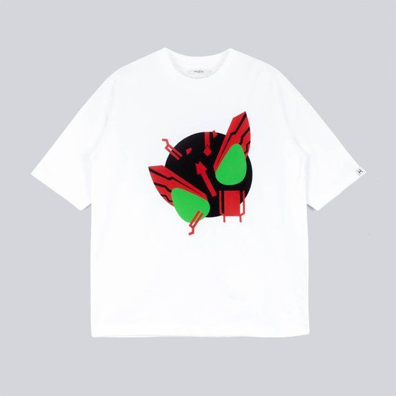 仮面ライダーOOO デザインＴシャツ ーELEMENTSー ｜HENSHIN by KAMEN RIDER / 白 / M