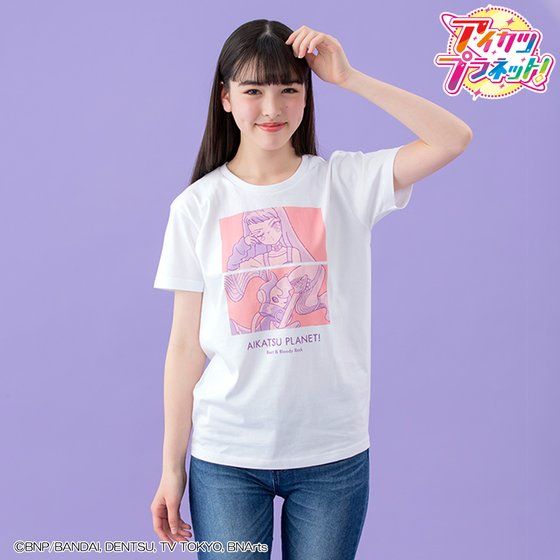 アイカツ デザインマート トライカラーtシャツ M Lサイズ アイカツ シリーズ ファッション アクセサリー バンダイナムコグループ公式通販サイト