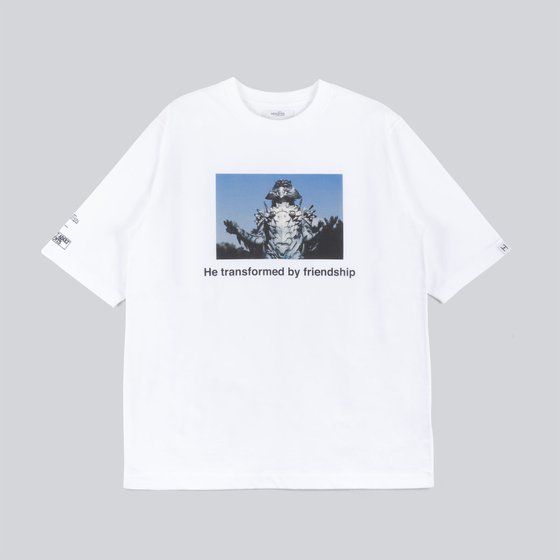 仮面ライダー555 NEGLECT ADULT PATiENTS コラボレーションTシャツ（3柄） ｜HENSHIN by KAMEN RIDER / A / 白 / S