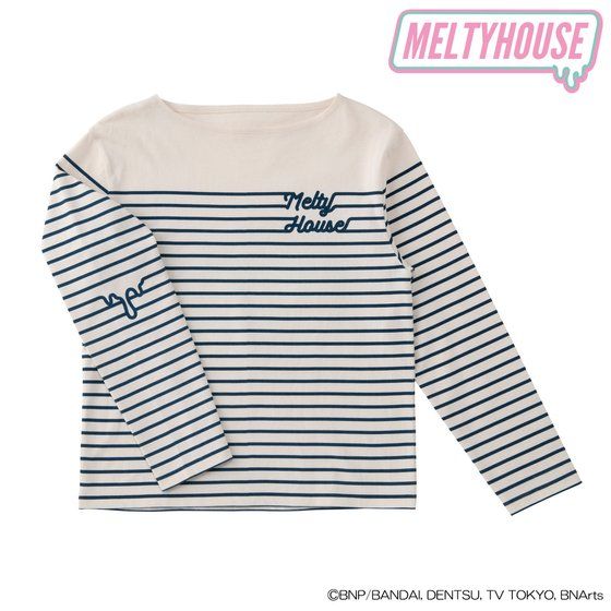 Meltyhouse ロングスリーブボーダーtシャツ M Lサイズ アイカツ シリーズ ファッション アクセサリー バンダイナムコグループ公式通販サイト