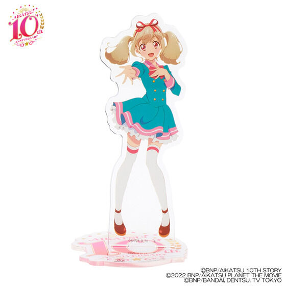 2次予約販売 アイカツ シリーズ 10th Anniversary アクリルスタンド 歴代主人公 アイカツ シリーズ ファッション アクセサリー バンダイナムコグループ公式通販サイト