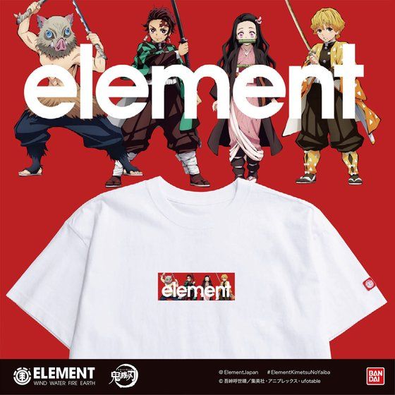 鬼滅の刃 Element メンズtシャツ 七次受注 21年12月発送 鬼滅の刃 趣味 コレクション バンダイナムコグループ公式通販サイト