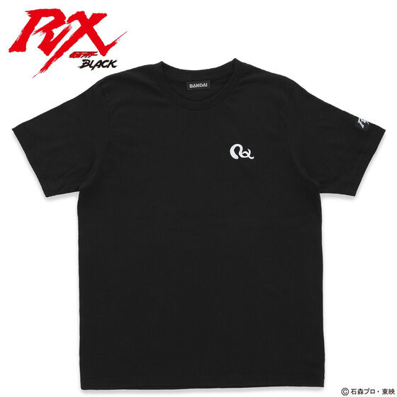 仮面ライダーBLACK RX　ワンポイント刺繍Tシャツ
