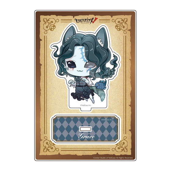 曲芸師 ナンジャタウン限定 猫耳 4点セット IdentityV in NAMJATOWN」アクリルスタンド（ねこ耳ちびキャラ