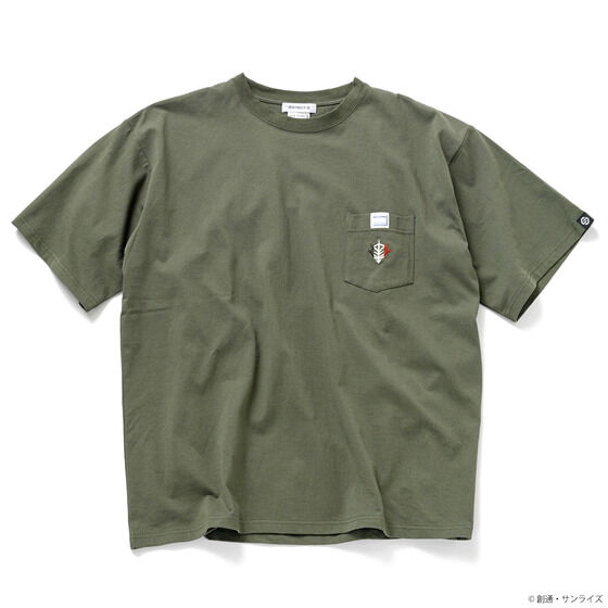 STRICT-G MONT KEMMEL『機動戦士ガンダム』ポケットTシャツ ZEON FORCES / S
