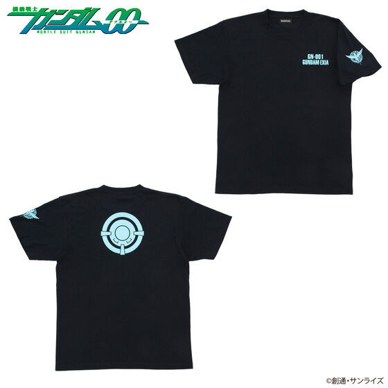 機動戦士ガンダム00 MSモチーフ企画 Tシャツ GN-001 ガンダムエクシア【2022年10月発送】