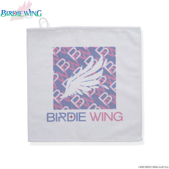 BIRDIE WING(バーディーウイング) 　ロゴデザインループ付きフェイスタオル