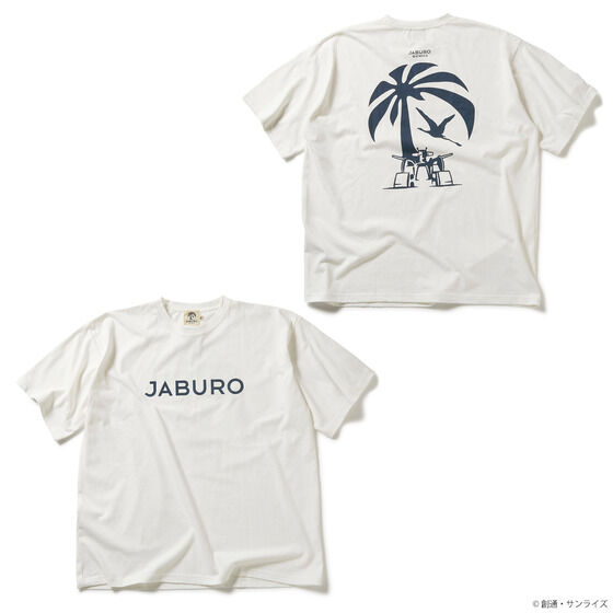 STRICT-G JABURO『機動戦士ガンダム』ロゴTシャツ / ホワイト / M