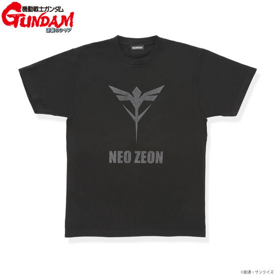 機動戦士ガンダム 逆襲のシャア BLACKシリーズ マーク Tシャツ ネオ・ジオンモデル