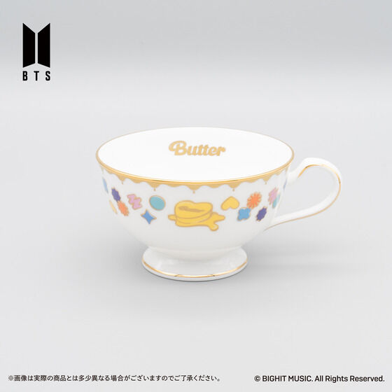 Noritake Cup＆Saucer set BTS Music Theme Boy With Luv ver