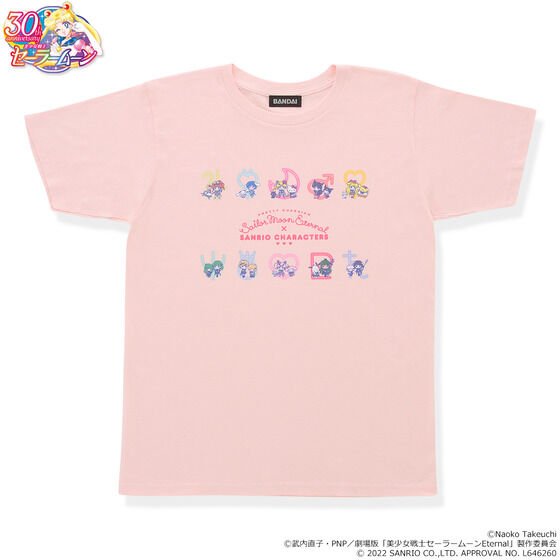 劇場版「美少女戦士セーラームーンEternal」×サンリオキャラクターズ　Tシャツ