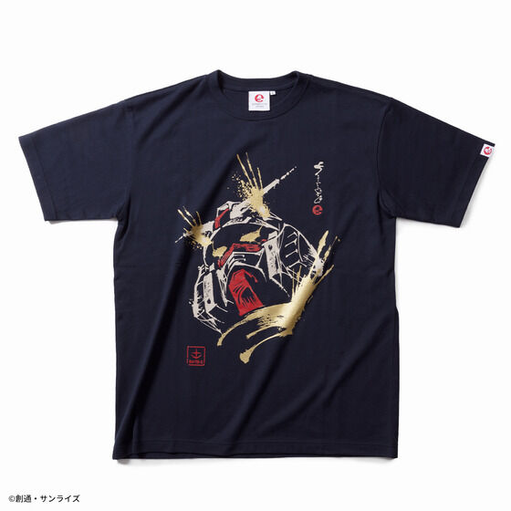 STRICT-G JAPAN『機動戦士ガンダム』Tシャツ 筆絵風ガンダム横柄